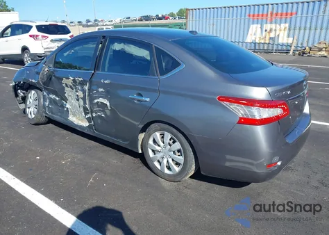 2015 Nissan Sentra Sv из США, поврежденный, VIN 3N1AB7AP9FY218619